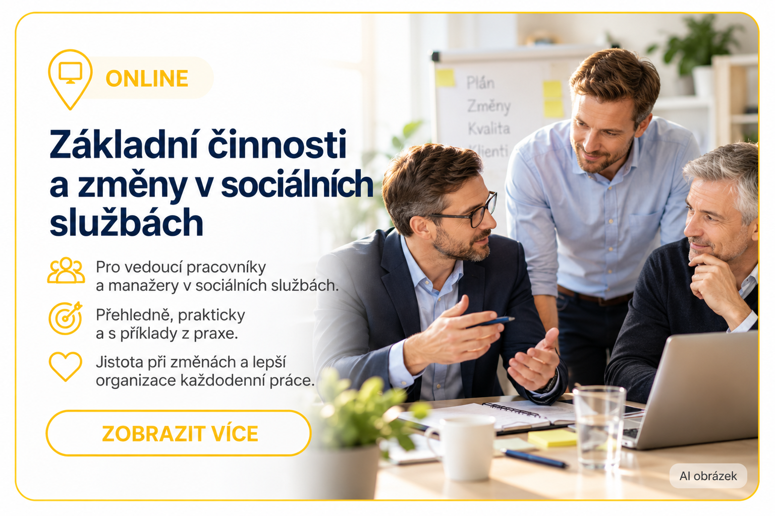 Základní činnosti a změny